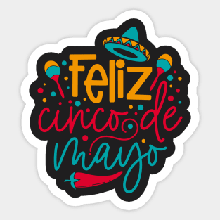 Feliz Cinco De Mayo Sticker